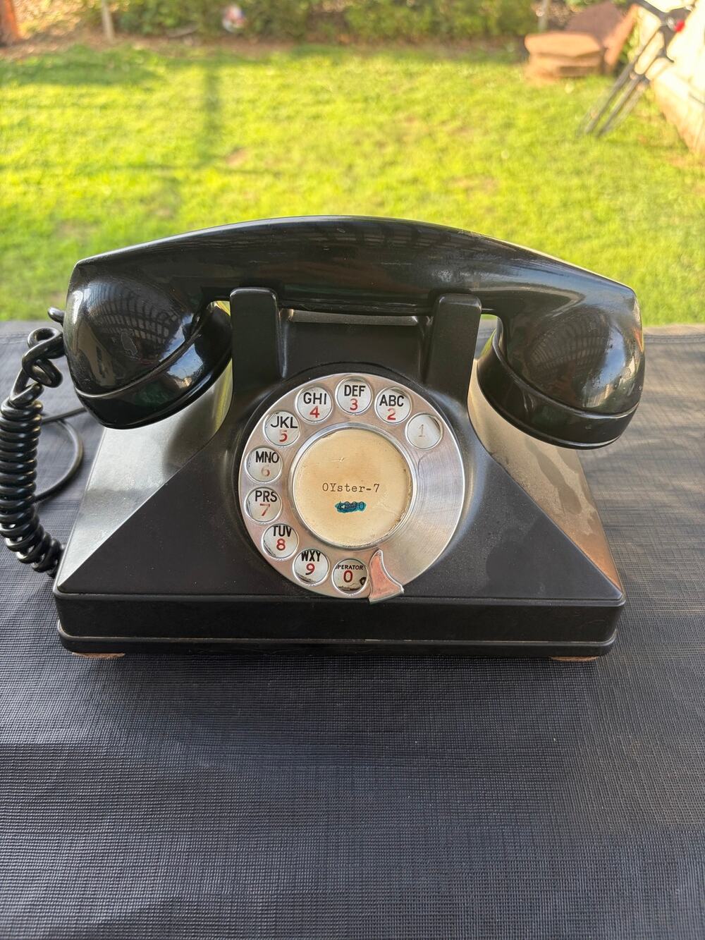 Vintage Northern Electric Telephone Black Rotary Dial Phone
